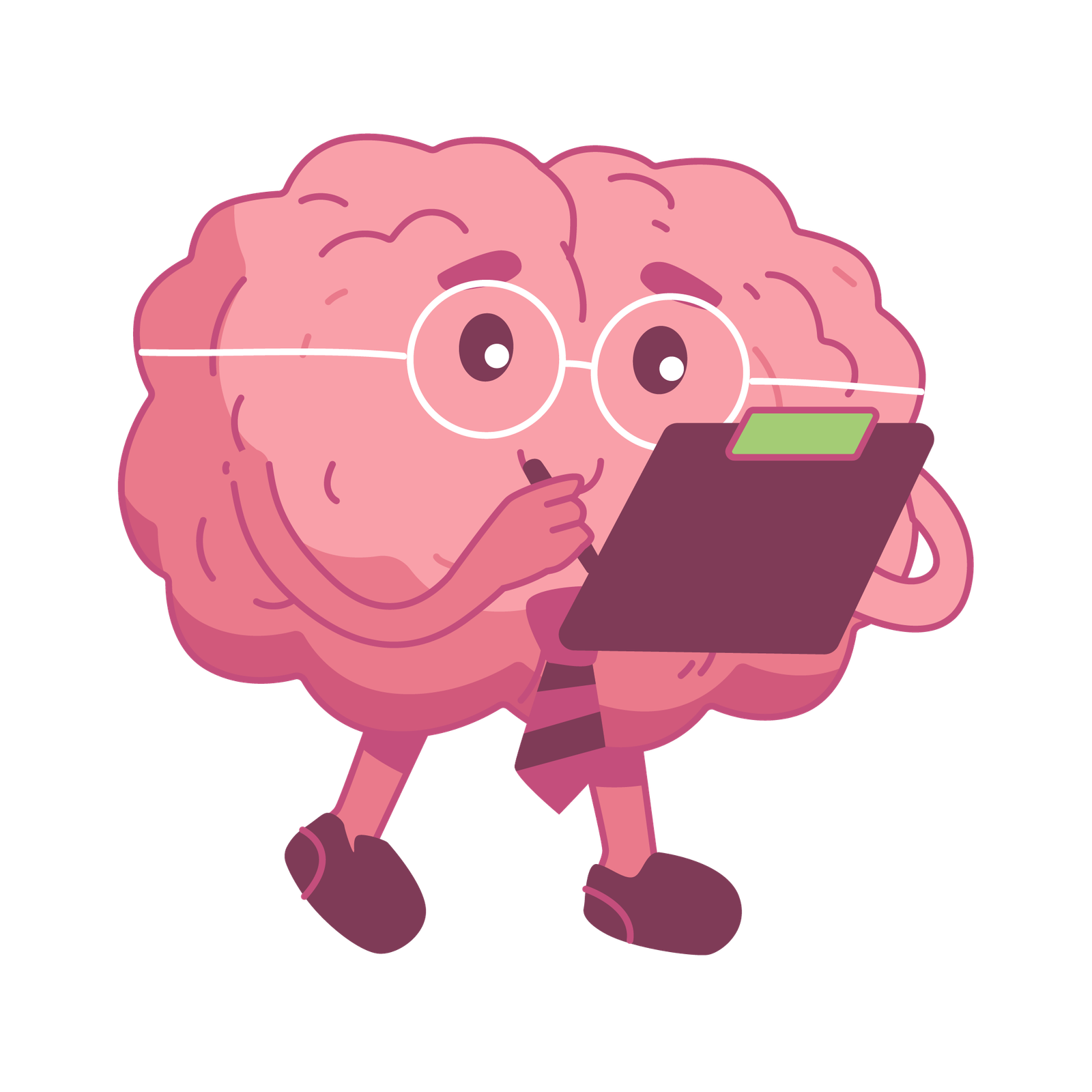 Cute Business Brain Illustration-01