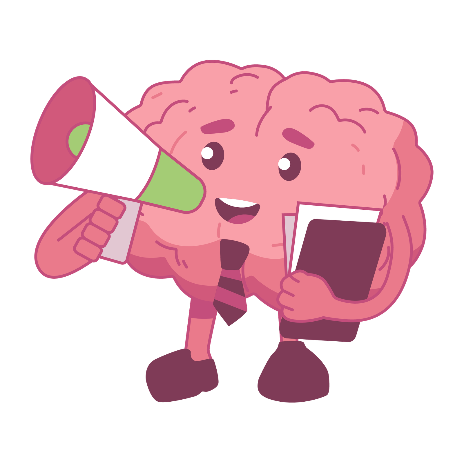 Cute Business Brain Illustration-07